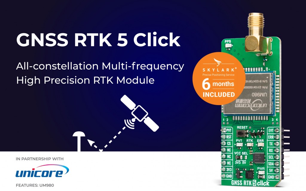 Achieve high-precision navigation and positioning with multifrequency GNSS RTK module, the UM980